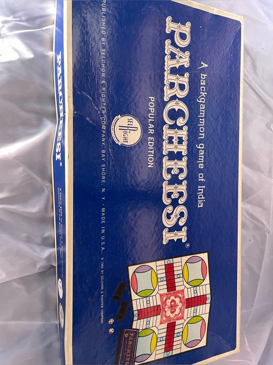 Other - Parcheesi Board Game - Blue Box